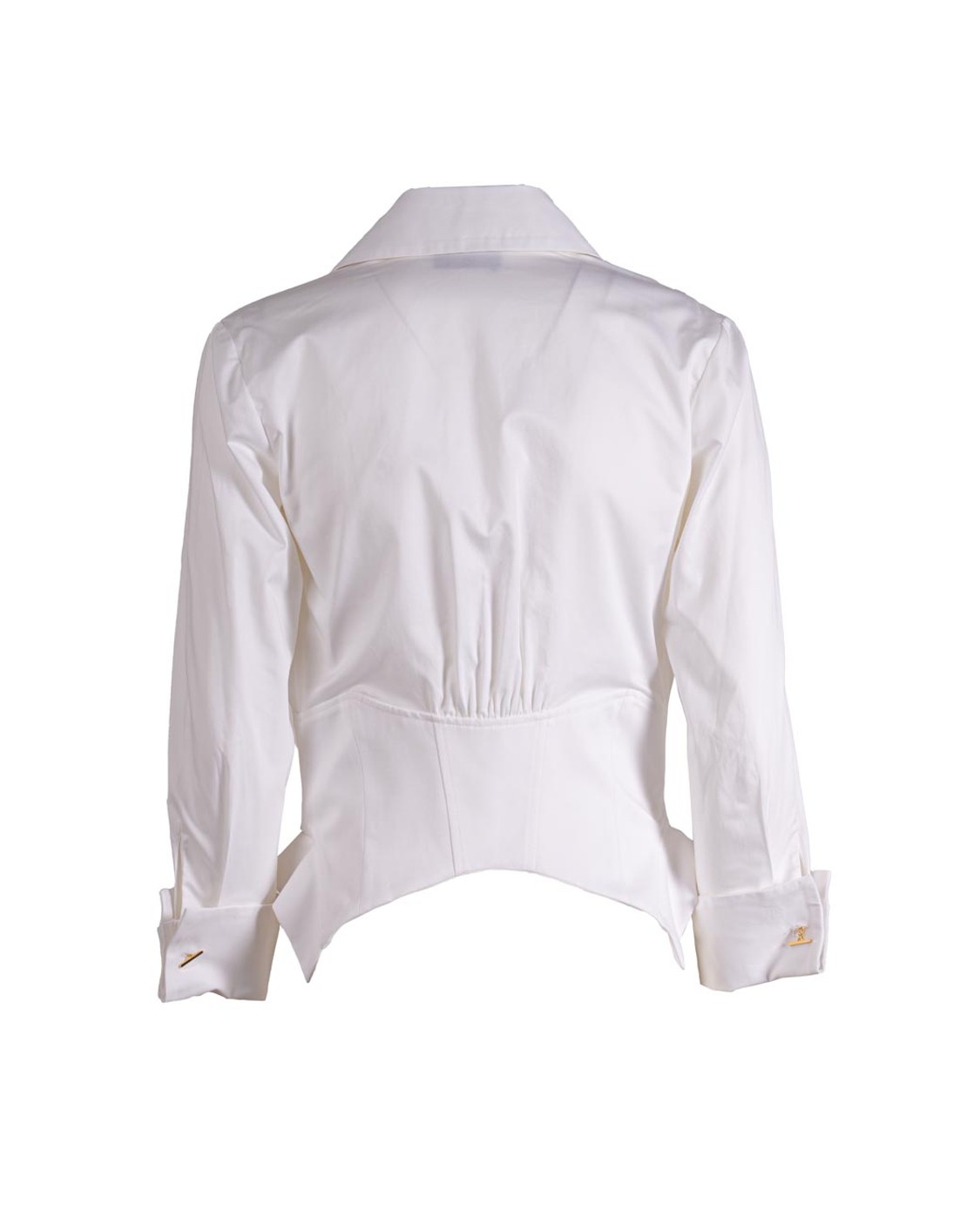 shop ELISABETTA FRANCHI  Camicia: Elisabetta Franchi camicia in cotone stretch con ganci gioiello.
Vestibilità slim. 
Colletto con scollo a V e maniche ¾ impreziosite da gemelli con logo. 
Costruzione a bustier. 
Composizione: 69%Cotone 25%Lyocell 06%Elastane.
Fabbricato in Italia.. CA06057E2-100 number 1859951